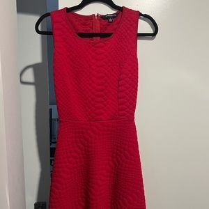 Sleeveless Red Dress - Size 4